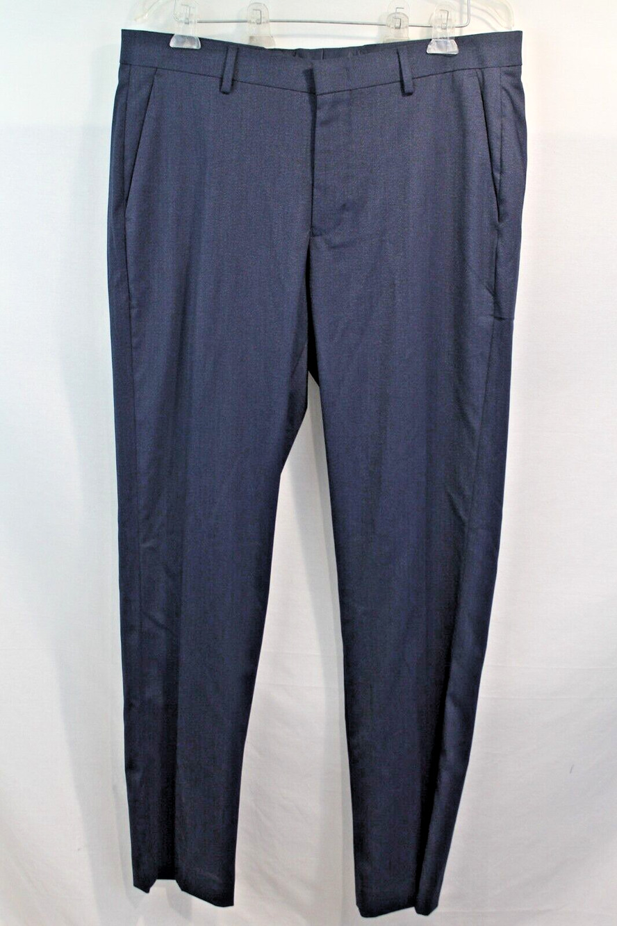 Murano Dress Pants Alex Fit Mens size 35x32 Heather Blue Straight Leg